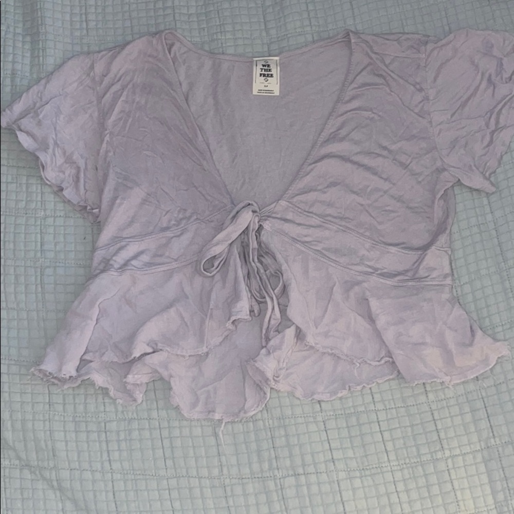 Free people tie blouse